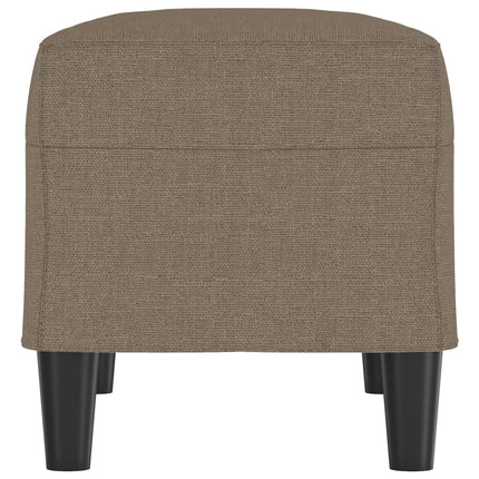 bænk 70x35x41 cm stof gråbrun