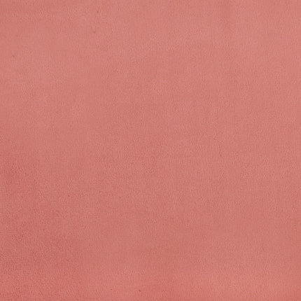 bænk 70x35x41 cm velour lyserød
