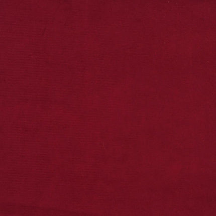bænk 70x35x41 cm velour vinrød