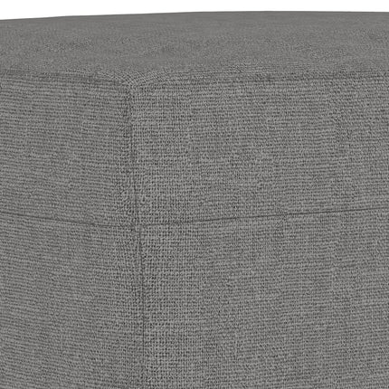 bænk 100x35x41 cm stof mørkegrå