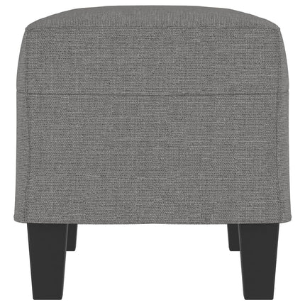 bænk 70x35x41 cm stof mørkegrå