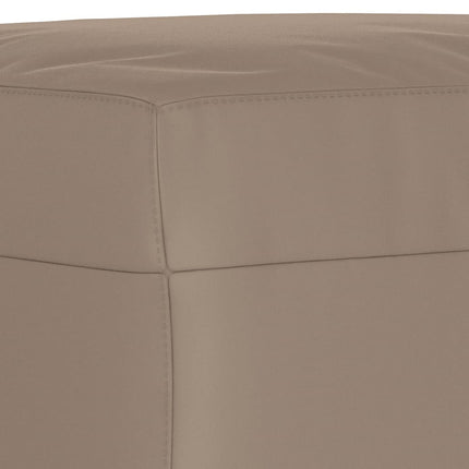 bænk 70x35x41 cm mikrofiberstof gråbrun