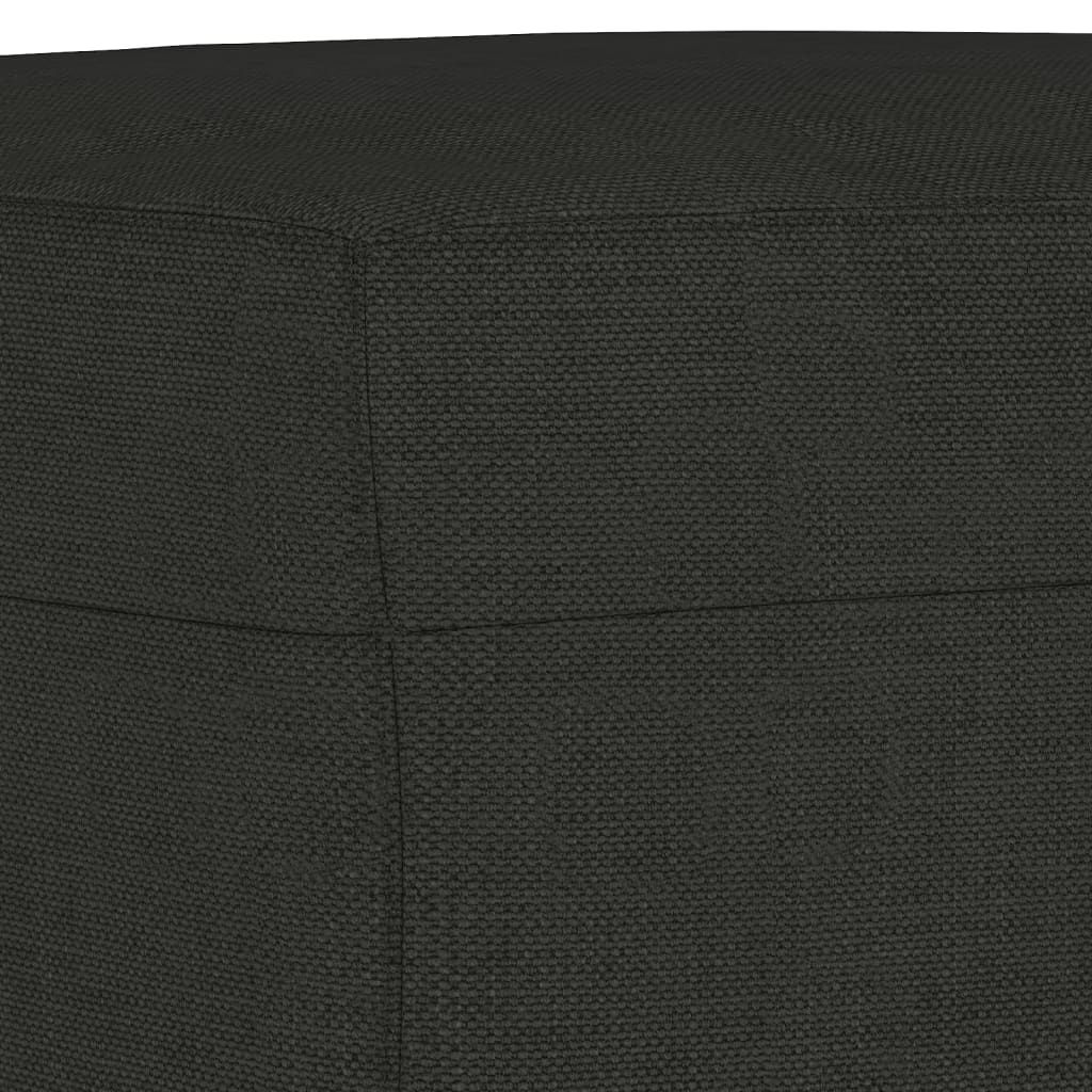 bænk 100x35x41 cm stof sort