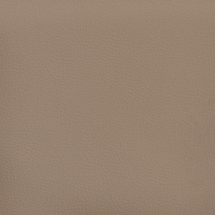 bænk 100x35x41 cm kunstlæder cappuccino farvet
