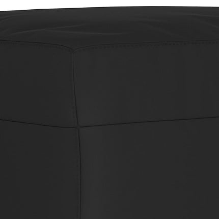 bænk 100x35x41 cm mikrofiberstof sort