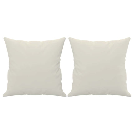 pyntepuder 2 stk. 40x40 cm velour brun