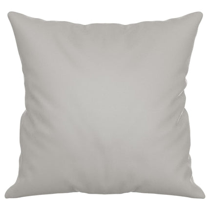 pyntepuder 2 stk. 40x40 cm mikrofiberstof lysegrå