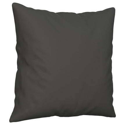 pyntepuder 2 stk. 40x40 cm mikrofiberstof mørkegrå