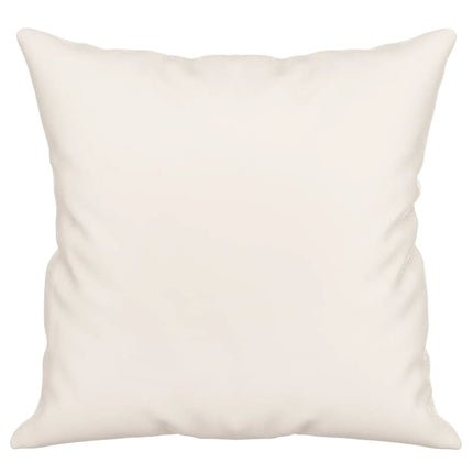pyntepuder 2 stk. 40x40 cm mikrofiberstof beige