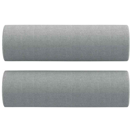 pyntepuder 2 stk. Ø15x50 cm stof grå