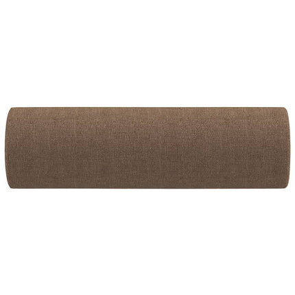 pyntepuder 2 stk. Ø15x50 cm stof brun