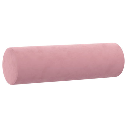 pyntepuder 2 stk. Ø15x50 cm velour lyserød