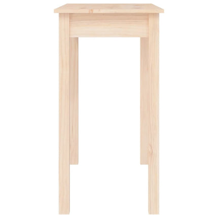 konsolbord 80x40x75 cm massivt fyrretræ