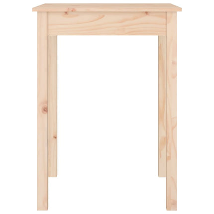 spisebord 55x55x75 cm massivt fyrretræ