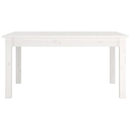 sofabord 80x50x40 cm massivt fyrretræ hvid