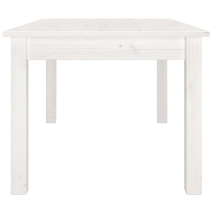 sofabord 80x50x40 cm massivt fyrretræ hvid