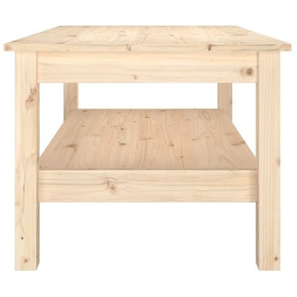 sofabord 80x50x40 cm massivt fyrretræ