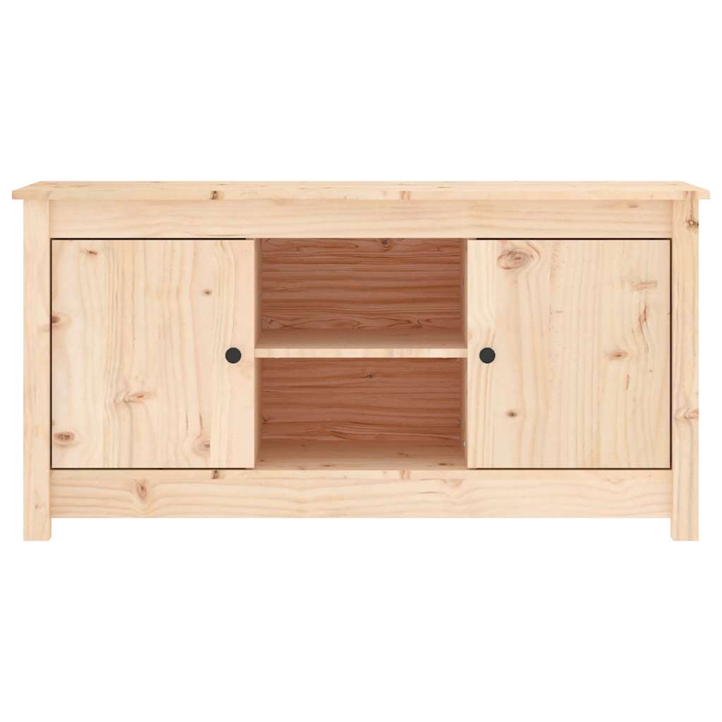 tv-bord 103x36,5x52 cm massivt fyrretræ