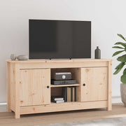 tv-bord 103x36,5x52 cm massivt fyrretræ