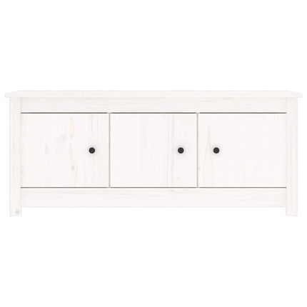 skoreol 110x38x45,5 cm massivt fyrretræ hvid