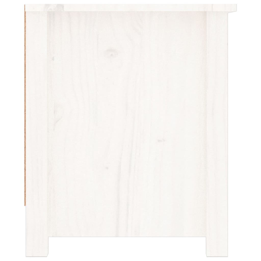 skoreol 110x38x45,5 cm massivt fyrretræ hvid