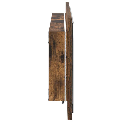 Spejl Røget eg 90 x 8,5 x 37 cm Konstrueret træ