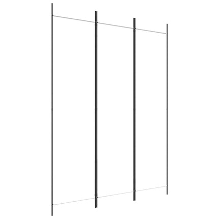 3-panels rumdeler 150x200 cm stof hvid