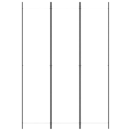 3-panels rumdeler 150x220 cm stof hvid