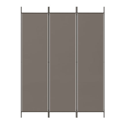 3-panels rumdeler 150x220 cm stof antracitgrå