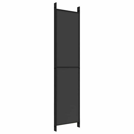 5-panels rumdeler 250x220 cm stof sort
