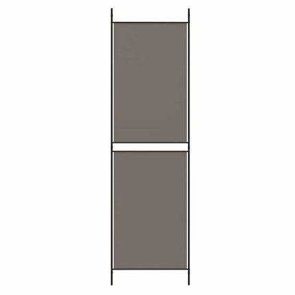 5-panels rumdeler 250x180 cm stof antracitgrå