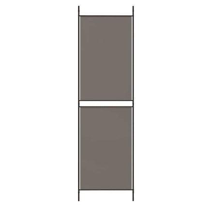 4-panels rumdeler 200x220 cm stof antracitgrå