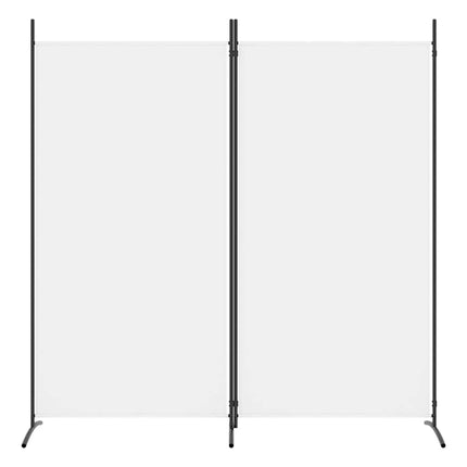 2-panels rumdeler 175x180 cm stof hvid