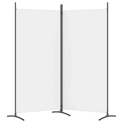 2-panels rumdeler 175x180 cm stof hvid