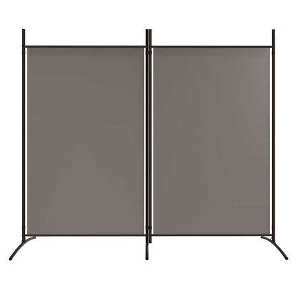 2-panels rumdeler 175x180 cm stof antracitgrå
