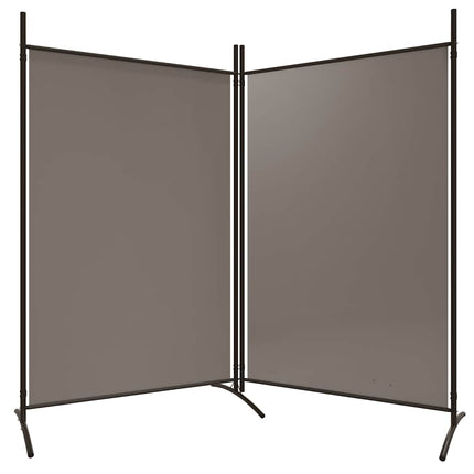2-panels rumdeler 175x180 cm stof antracitgrå