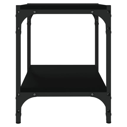 tv-bord 40x33x41 cm konstrueret træ og stål sort