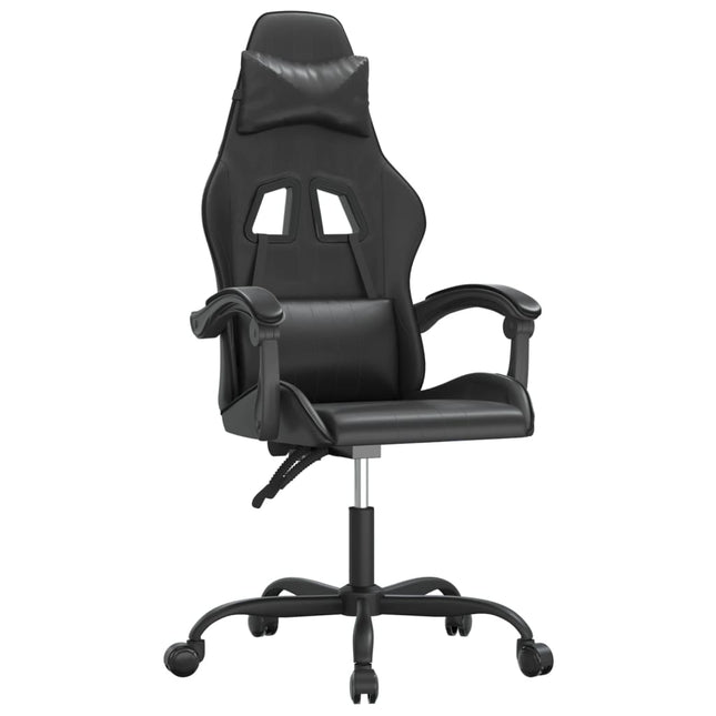drejelig gamingstol kunstlæder sort