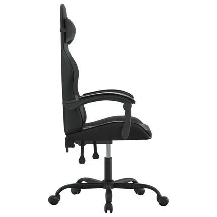 drejelig gamingstol kunstlæder sort