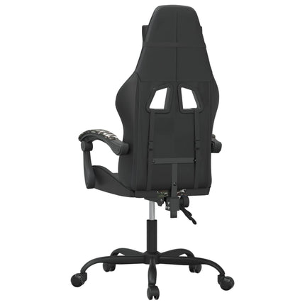 drejelig gamingstol kunstlæder sort og camouflage