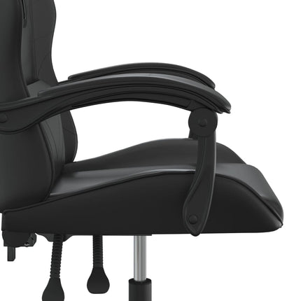 drejelig gamingstol kunstlæder sort