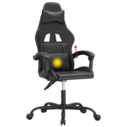 drejelig gamingstol kunstlæder sort