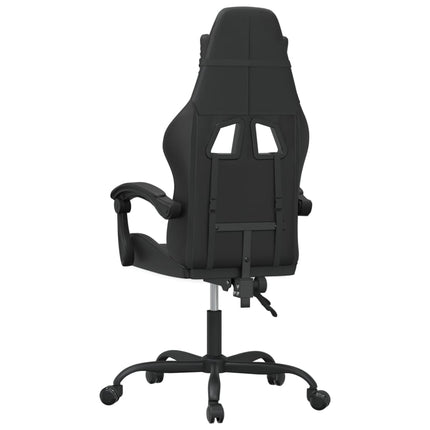drejelig gamingstol kunstlæder sort