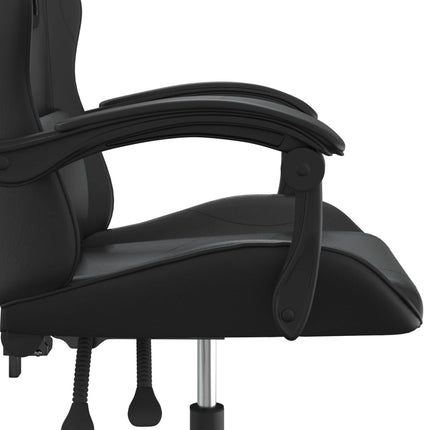 drejelig gamingstol kunstlæder sort