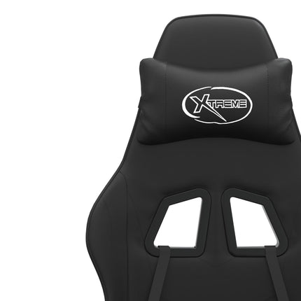 drejelig gamingstol kunstlæder sort