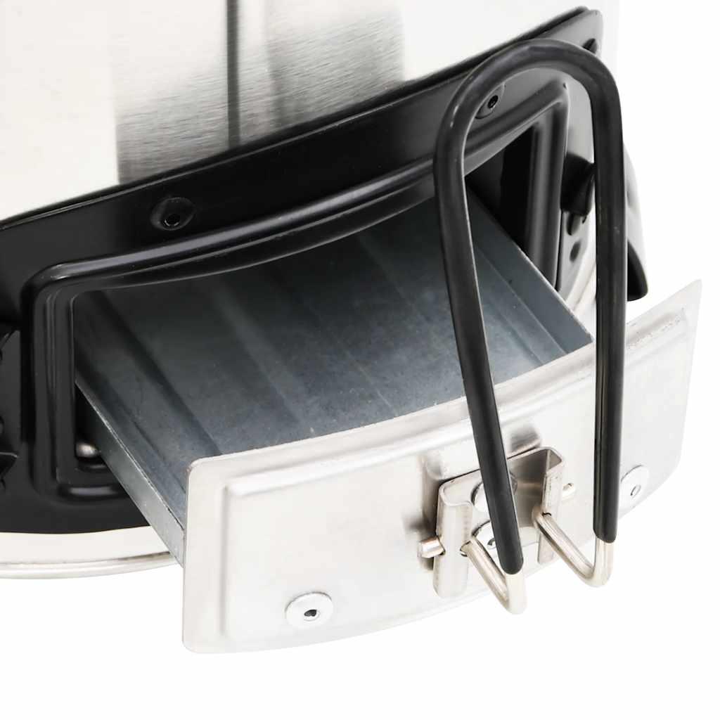 grydekomfur m. USB-ventilator 35,5x26x28 cm rustfrit stål sølv