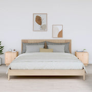 sengeborde 2 stk. 40x34x45 cm massivt fyrretræ