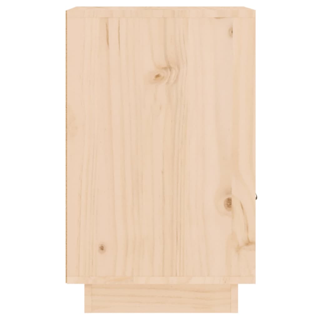 sengebord 40x34x55 cm massivt fyrretræ