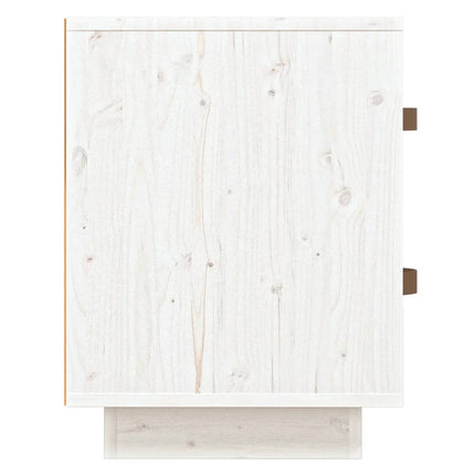 sengeborde 2 stk. 40x34x45 cm massivt fyrretræ hvid