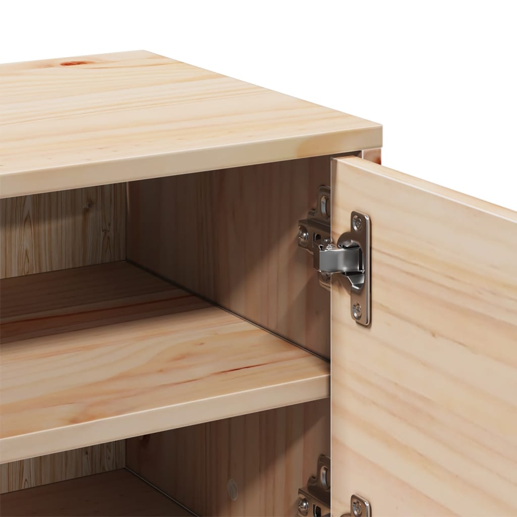 vægskab 31,5x30x30 cm massivt træ fyrretræ